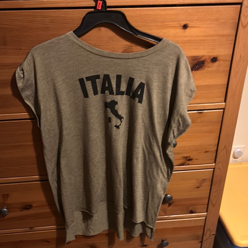 Italia Olive Green Women's Top